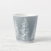 "Laisser neiger" Noël Latte d'hiver Mug (Devant)
