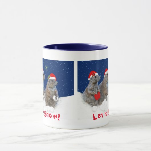 Laisser neiger Noël Mug (Centre)