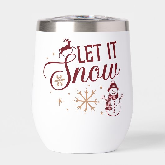 Laisser neiger rennes Noël Snowman (Avant)