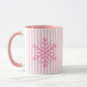 Laisser neiger rose bonhomme de neige Mug café de  (Gauche)