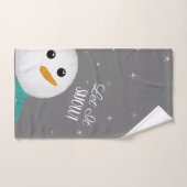 Laisser neiger Snowman (Serviette à main)