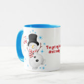 Laisser neiger Snowman Mug (Devant gauche)