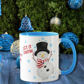 Laisser neiger Snowman Mug