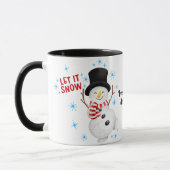 Laisser neiger Snowman Mug (Gauche)