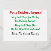 Laisser neiger vacances (Verso)