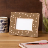 Laisser tomber le cadre photo (Brown et orange) (Gauche)