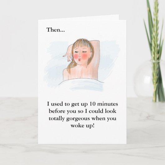 Laisser tout aller Anniversaire carte (Devant)