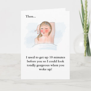 Laisser tout aller Anniversaire carte