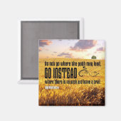 Laisser un aimant de motivation de piste (Recto/Verso)