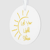 Laissez briller votre lumière (devant)