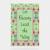 Laissez la beauté ouvrir la voie (Recto)