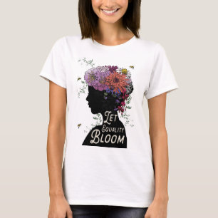 Laissez la fleur d'égalité - T-shirt Slouchy d'ami
