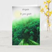 "Laissez la foi être carte de votre guide" - forêt (Fleur jaune)