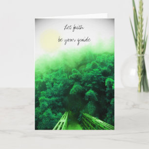 "Laissez la foi être carte de votre guide" - forêt