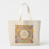Laissez la joie s'épanouir – Sac fourre-tout flora (Dos)