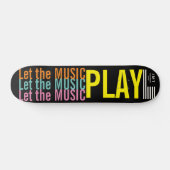 LAISSEZ LA MUSIQUE JMT 7 3/4" Skateboard Deck (Horz)