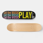 LAISSEZ LA MUSIQUE JMT 7 3/4" Skateboard Deck (Horz)