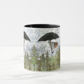 Laissez la pluie vous embrasser Mug (Centre)