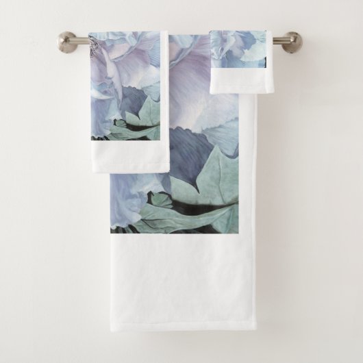 "Laissez là soit" ensemble léger de serviette (En situation)