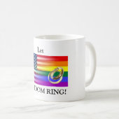 laissez la tasse de café d'égalité de mariage (Devant droit)