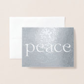 laissez la tranquillité briller foil carte de vaca (Devant avec enveloppe)