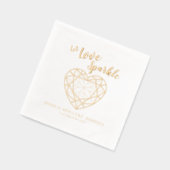 Laissez l'amour scintiller mariage ou événement (Gauche)