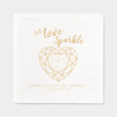 Laissez l'amour scintiller mariage ou événement (Recto)