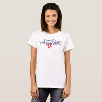 Laissez l'anneau de liberté - coeur de T-shirt de