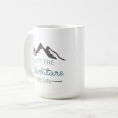 Laissez l'aventure commencer la tasse (Devant gauche)