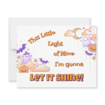 Laissez-le briller Christian Halloween Invitation