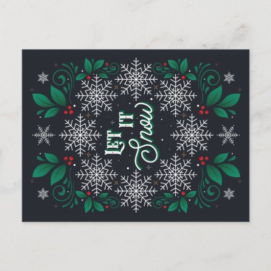 Laissez-le glisser carte postale (Devant)