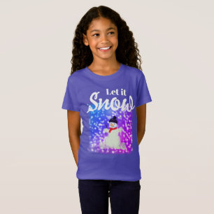 Laissez-le neiger bonhomme T-shirt