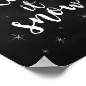 Laissez-le neiger ; décoration de Noël (Coin)