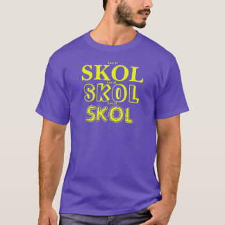 LAISSEZ-LE SKOL X 3 diff. polices T-shirt