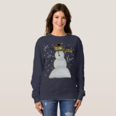 Laissez-le Sweatshirt de Noël des neigeurs (Devant entier)
