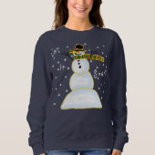 Laissez-le Sweatshirt de Noël des neigeurs (Devant)