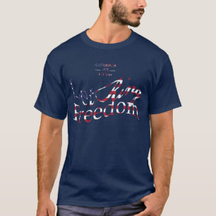 Laissez le T-shirt d'anneau de liberté