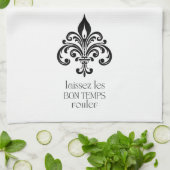 Laissez Les Bon Temps Rouler Serviette de cuisine (Plié)