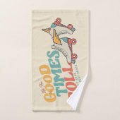 LAISSEZ LES BONS TEMPS ROULER 80s RETRO ROLLER SKA (Serviette à main)