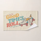LAISSEZ LES BONS TEMPS ROULER 80s RETRO ROLLER SKA (Serviette à main)