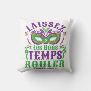 Laissez Les Bons Temps Rouler Mardi Gras Kussen