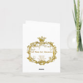 Laissez-les manger des cartes de Macarons Marie (Dos)