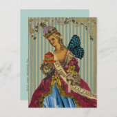 Laissez-Les Manger Du Gâteau ~ Carte Postale / Inv (Devant / Derrière)