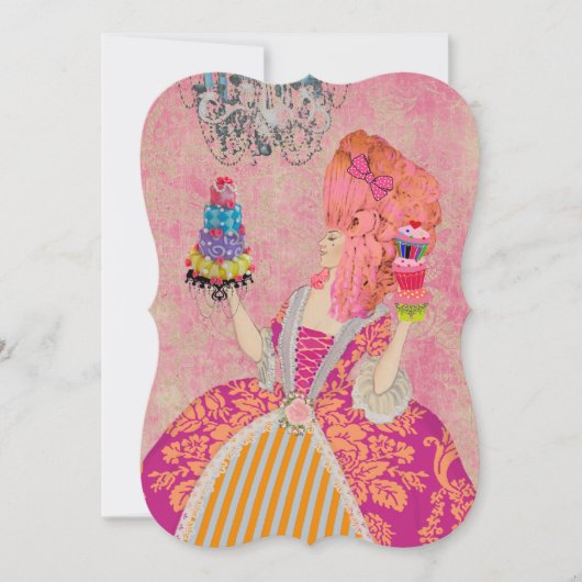 Laissez-les manger du gâteau ~ Invitations / RSVP (Devant)