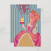 Laissez-les manger du gâteau - Invitations / RSVP (Devant / Derrière)