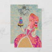 Laissez-les manger du gâteau ~ Invitations / RSVP (Devant / Derrière)