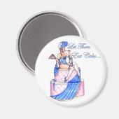 'Laissez-Les Manger Du Gâteau' Magnet (Recto/Verso)