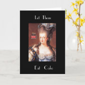 Laissez-les manger la carte de voeux de Marie (Fleur jaune)