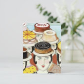 Laissez-Les Porter Une Carte Postale De Gâteau (Debout devant)