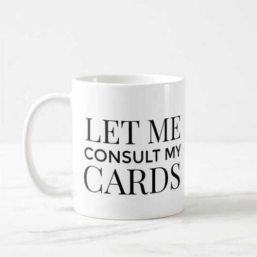 Laissez-moi consulter Mes Cartes tarot tasse de ca (Gauche)